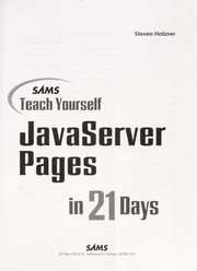 Cover of: Sams teach yourself JavaServer pages in 21 days