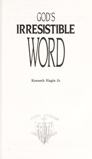 Cover of: God's Irresistible Word