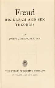 Cover of: Freud: his dream and sex theories