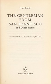 Cover of: The gentleman from San Francisco and other stories