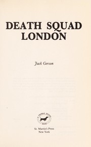 Cover of: Death squad London