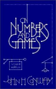 On numbers and games by John Horton Conway
