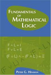 Cover of: Fundamentals of mathematical logic