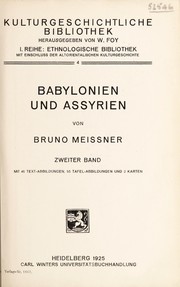 Cover of: Babylonien und Assyrien