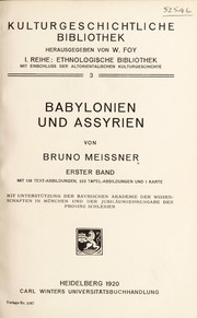 Cover of: Babylonien und Assyrien