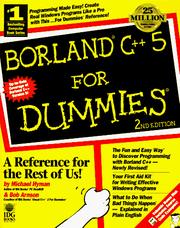 Cover of: Borland C++5 for Dummies by Michael Hyman, Bob Arson