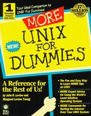 More UNIX for dummies