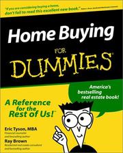 Home buying for dummies by Eric Tyson