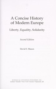 A concise history of modern Europe by David S. Mason