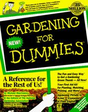 Cover of: Gardening for dummies