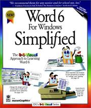 Cover of: Word 6 for Windows simplified