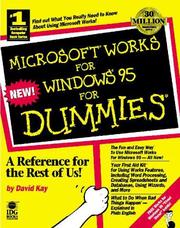 Cover of: Microsoft Works for Windows 95 for dummies by David C. Kay