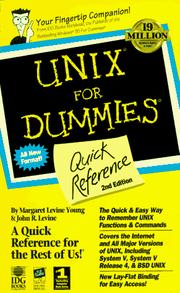 UNIX for dummies quick reference