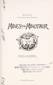 Cover of: Mines of the Minotaur (Companions Quartet)