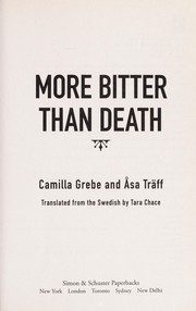 Cover of: More bitter than death