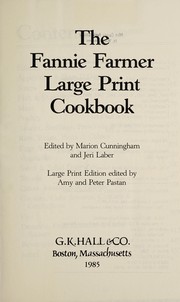Cover of: The Fannie Farmer large print cookbook