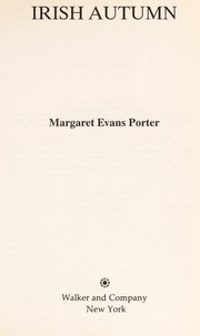 Cover of: Irish Autumn by Margaret Evans Porter