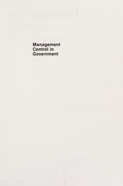 Management control in government by Alan Walter Steiss