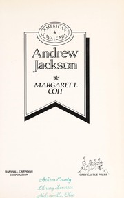 Cover of: Andrew Jackson