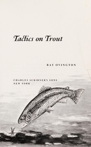 Cover of: Tactics on trout