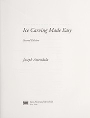 Cover of: Ice carving made easy
