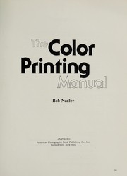 Cover of: Colour Printing Manual.
