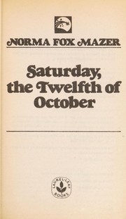 Cover of: Saturday, the twelfth of October