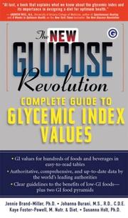 Cover of: The New Glucose Revolution Complete Guide to Glycemic Index Values