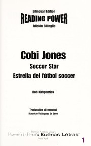 Cover of: Cobi Jones: soccer star = estrella del fútbol soccer