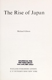 Cover of: Rise of Japan: Michael Gibson.