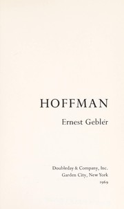 Cover of: Hoffman.