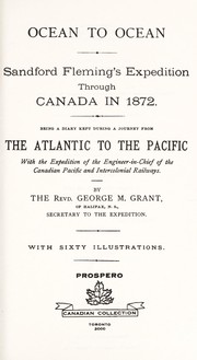Cover of: Ocean to Ocean: Sandford Fleming's Expedition Through Canada in 1872