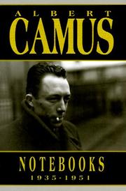 Carnets by Albert Camus