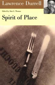 Spirit of Place by Lawrence Durrell