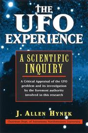 The UFO experience by J. Allen Hynek