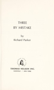 Cover of: Three by mistake.