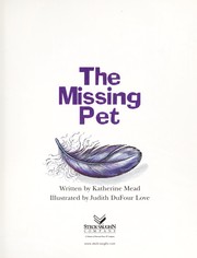 Cover of: The missing pet