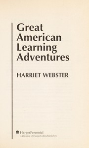 Cover of: Great American learning adventures