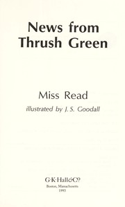 Cover of: News from Thrush Green