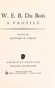 Cover of: W.E.B. Du Bois by 