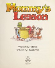 Cover of: Mommy's lesson
