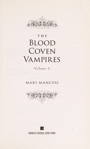 Cover of: The Blood Coven Vampires
