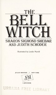 The Bell witch by Sharon Sigmond Shebar