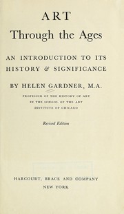 Cover of: Art through the ages by Helen Gardner