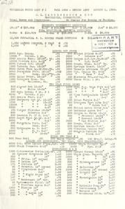 Cover of: Wholesale price list # 1: fall 1929-spring 1930 : August 1, 1929