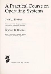 A Practical Course on Operating Systems by Colin J & Brookes, Graham R THEAker