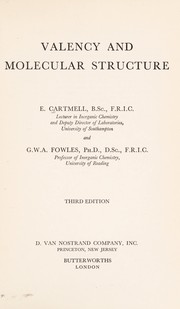 Valency and molecular structure by E. Cartmell