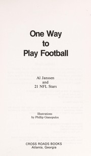 Cover of: One Way to Play Football