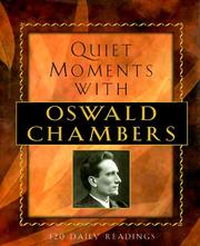 Cover of: Quiet Moments With Oswald Chambers by Oswald Chambers