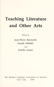 Cover of: Teaching literature and other arts